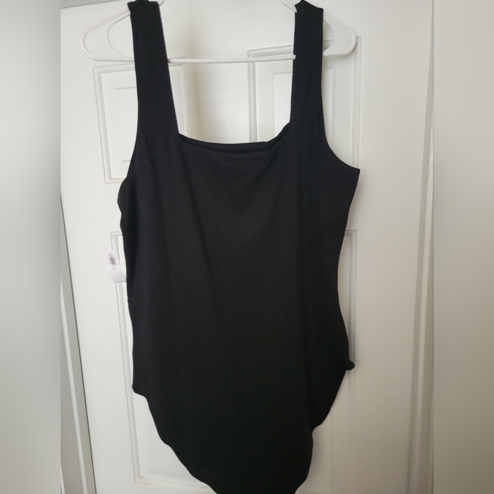 Old Navy Black Sleeveless Bodysuit